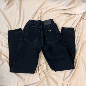Armani Blues Factory Vintage High Rise Tampered Leg Women Sz24